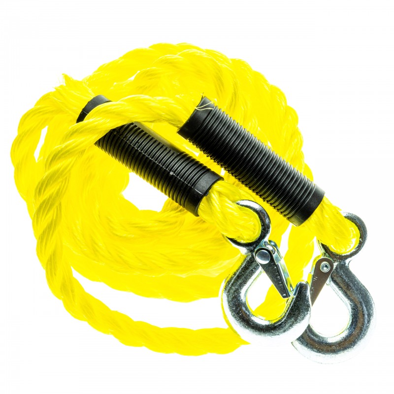 Braided Tow Rope with Hooks 3T 4M