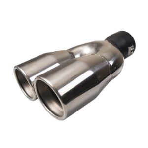 Twin Circular Oval Exhaust Tip