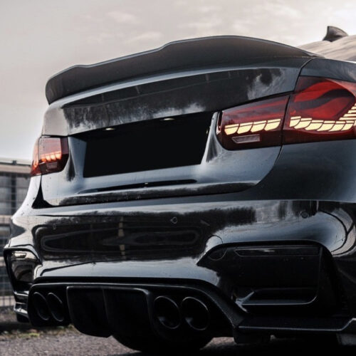 PSM style Trunk Spoiler for BMW F30 / F80, glossy black