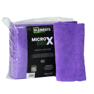 ELEMENTS | MICRO X 350 | Purple | 350gsm Premium Microfibre Cloth | 10 Pack
