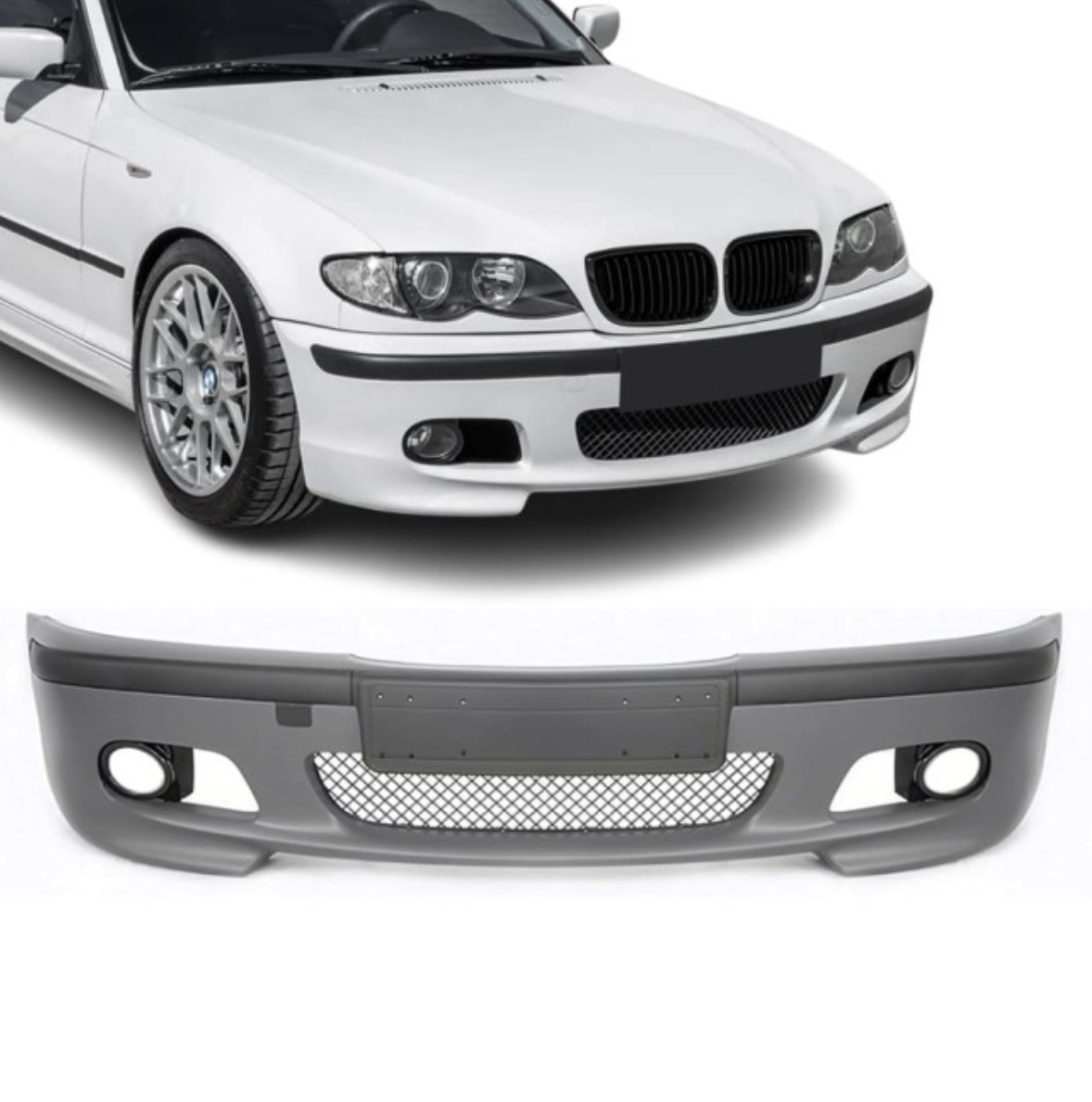 M-Tech 2 Front Bumper for BMW E46 sedan / touring (98-05)