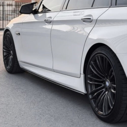 Performance side skirt extensions for BMW F10 / F11 (11-18), glossy black