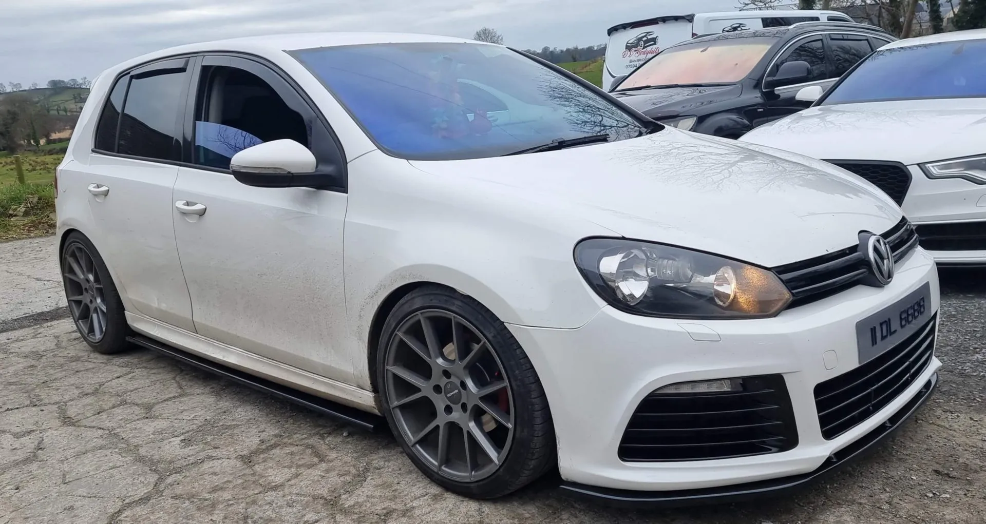 VW GOLF MK6 R20 BUMPER FRONT SPLITTER