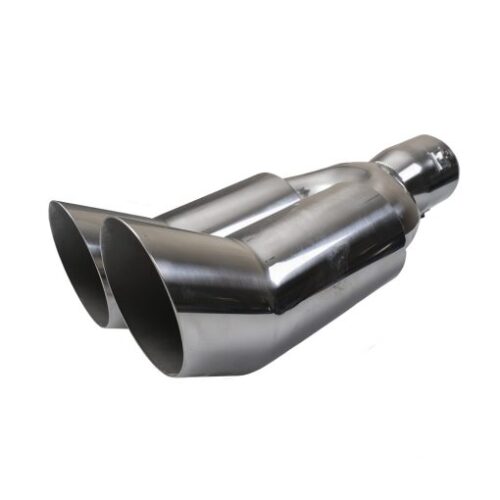 Twin Circular Angled Exhaust Tip