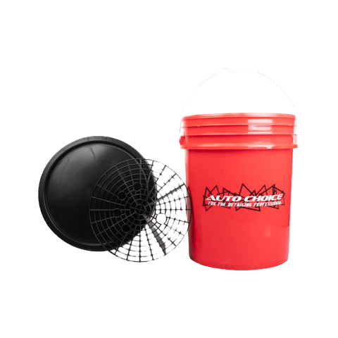 Auto Choice 22L Bucket with Grit Guard & Lid