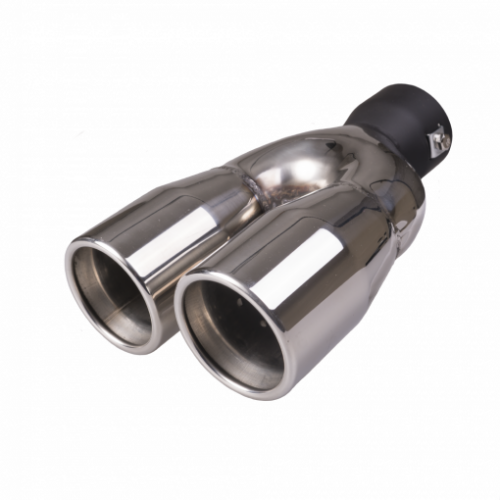 Twin Round Exhaust Tip