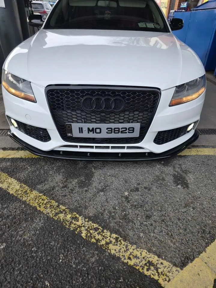AUDI S4/ A4 B8 FRONT SPLITTER