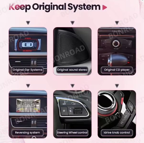 Audi A4/A5/Q5 2009-2015 Wireless CarPlay Android Auto Interface (MMI3G) - Image 2